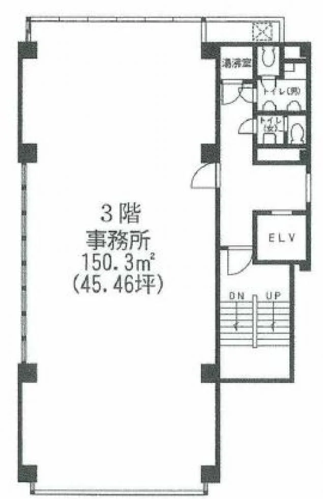 両国駅前TSビル 3 フロア図面 5