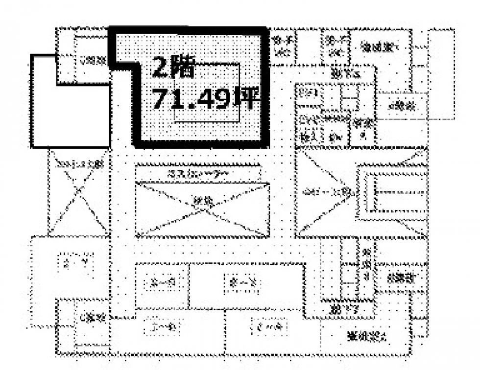 アルカイースト 2 フロア図面 1