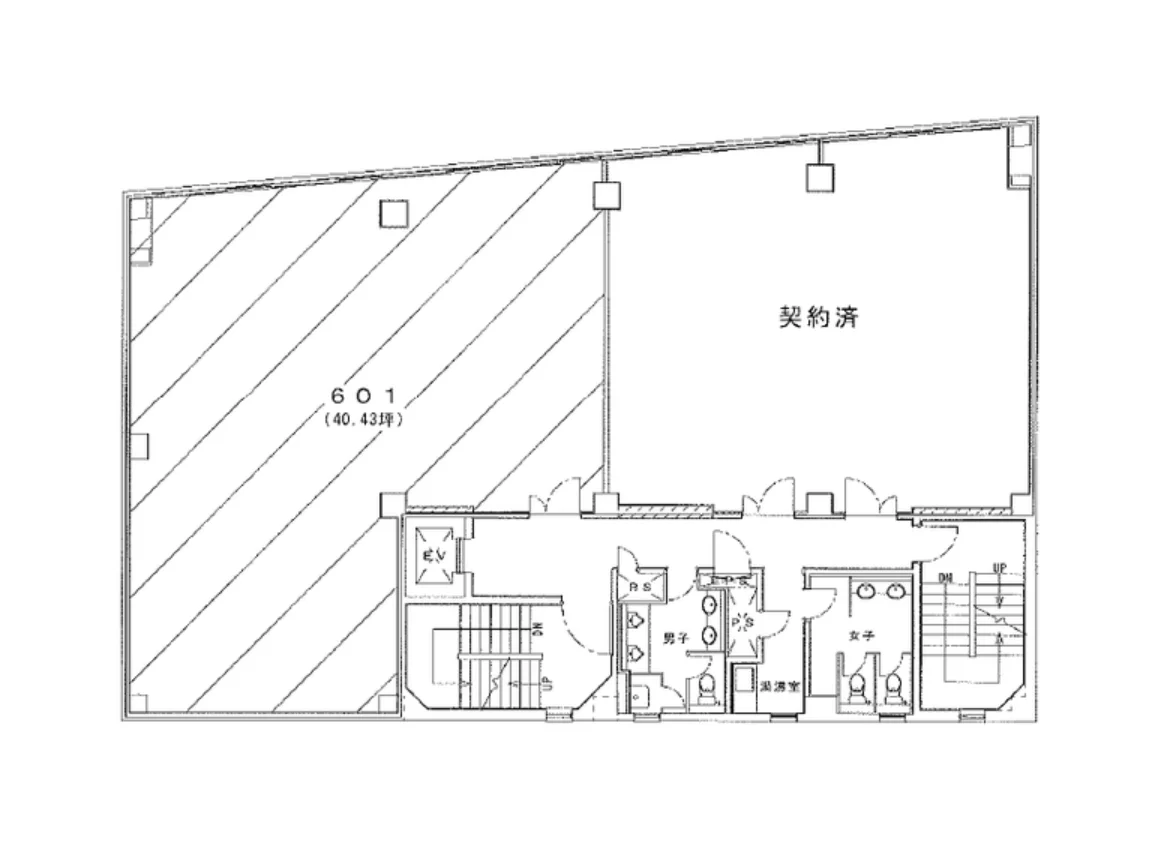 オカバ錦糸町ビル 6 フロア図面 6
