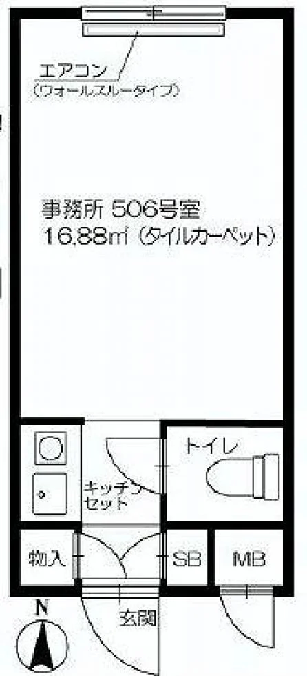 両国ダイカンプラザビル 5 フロア図面 1