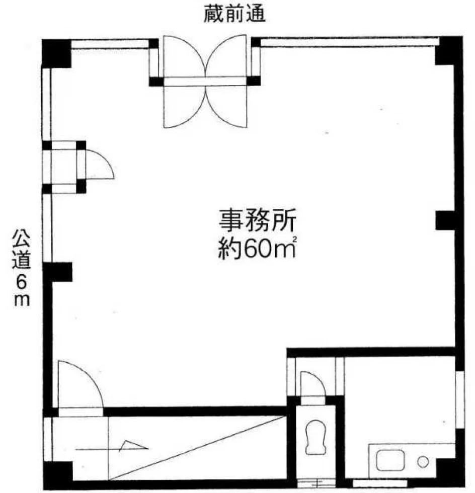 大井ビル 1 フロア図面 5
