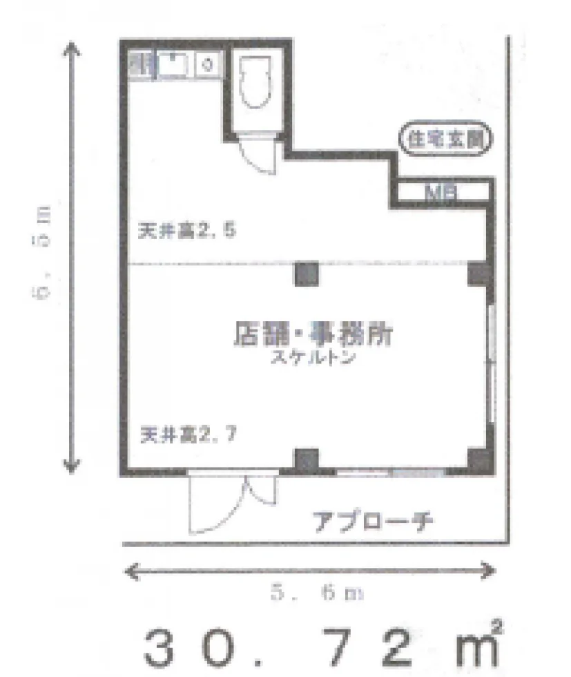 西島ビル 1 フロア図面 7