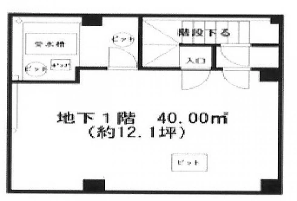 第9大澤ビル B1 フロア図面 4