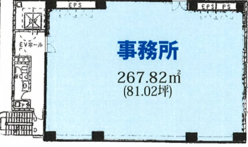 東京トラフィック錦糸町ビル南館 7 フロア図面 1