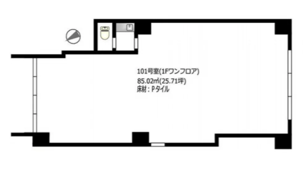 メゾン戸田 1 フロア図面 1
