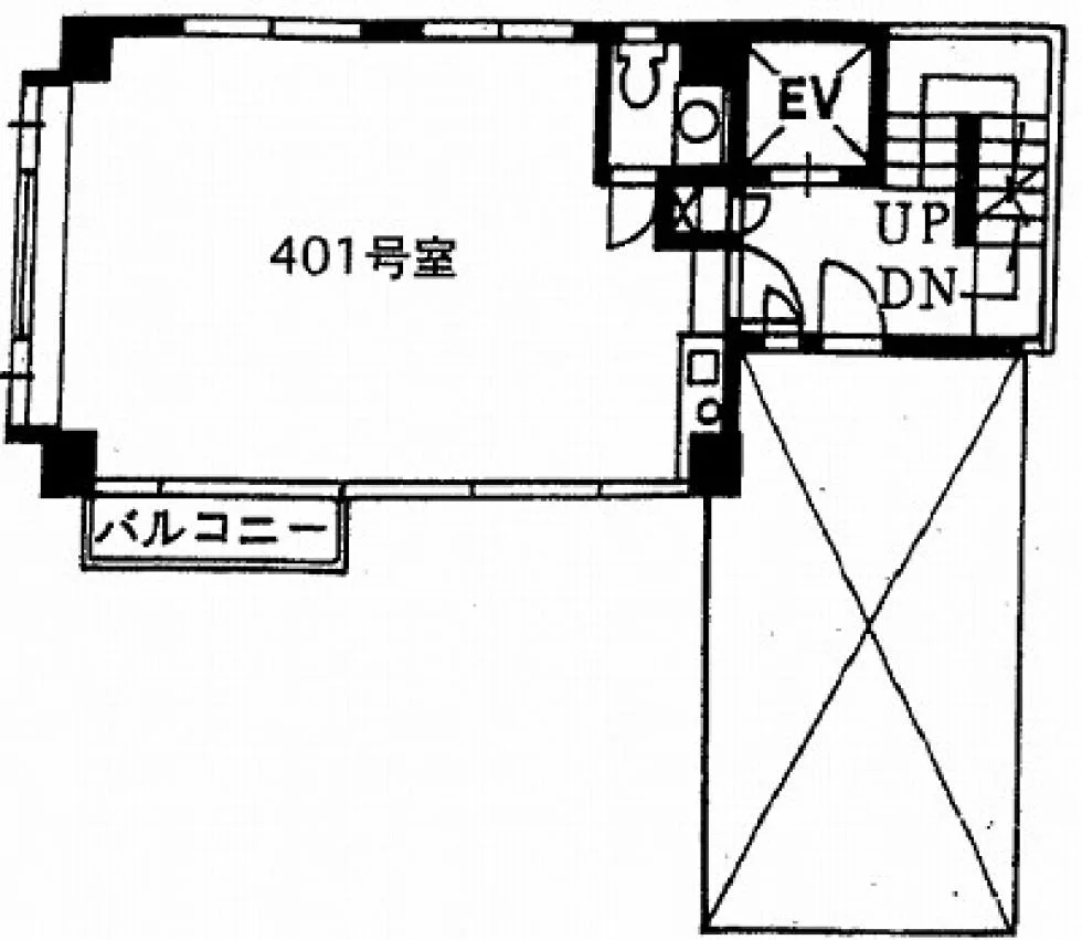 東上野共同ビル 4 フロア図面 1