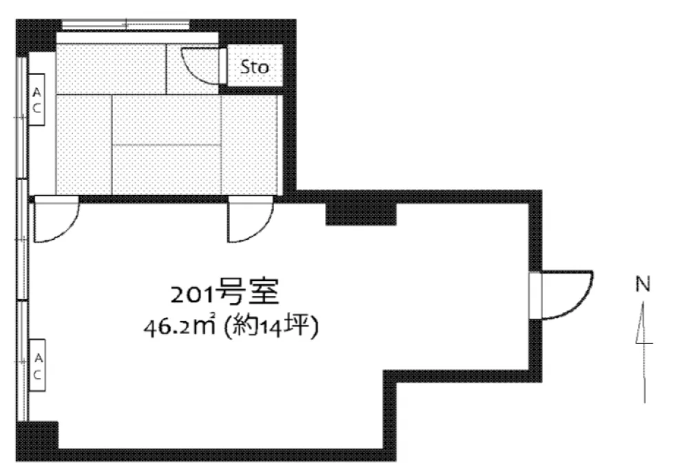 林ビル 2 フロア図面 5