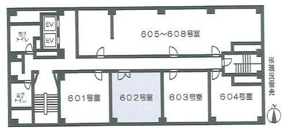 オーラムビル 6 フロア図面 1