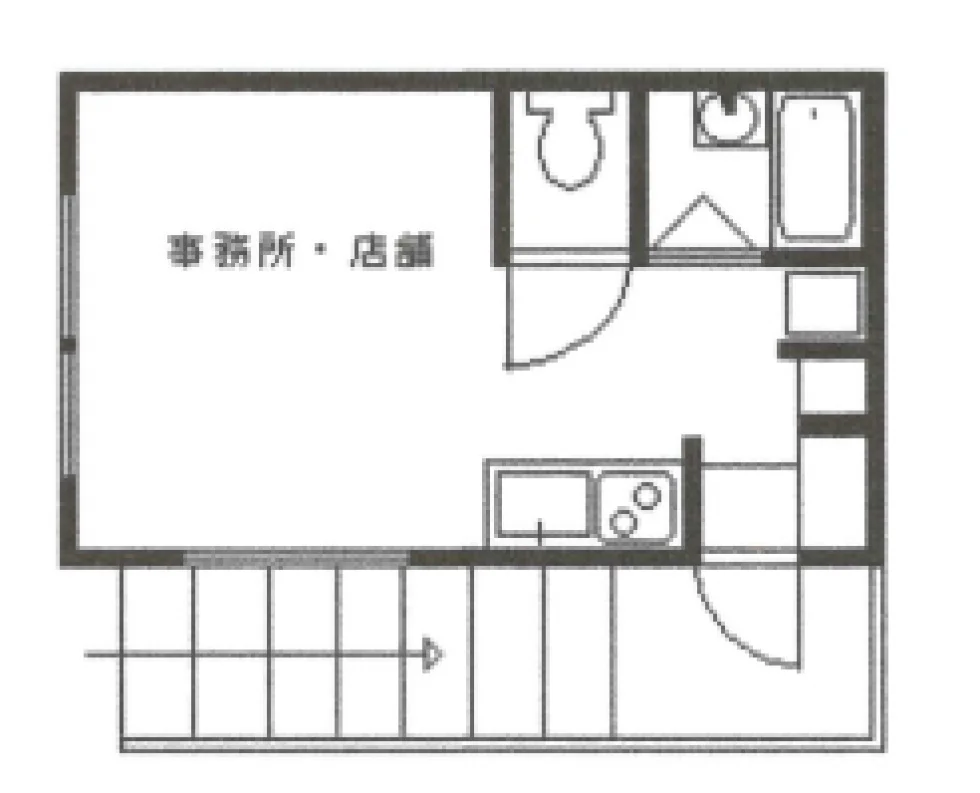 浅草一丁目店舗 2 フロア図面 7