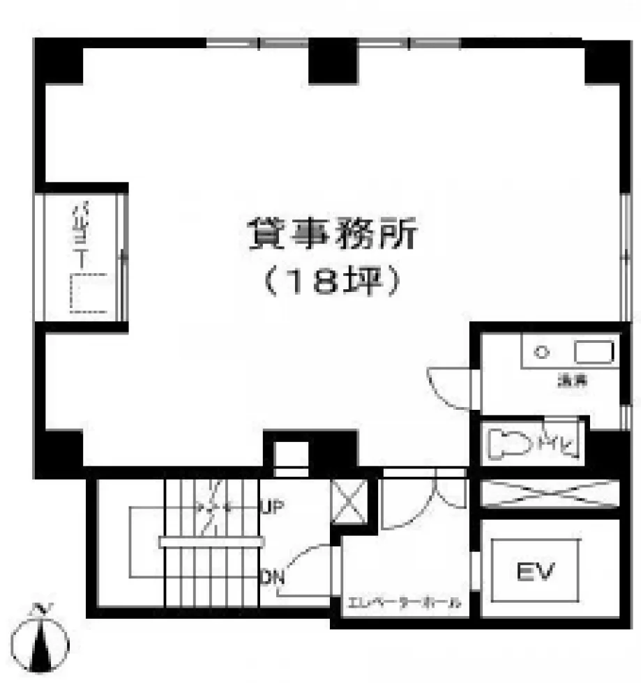 赤木屋ビル 4 フロア図面 1