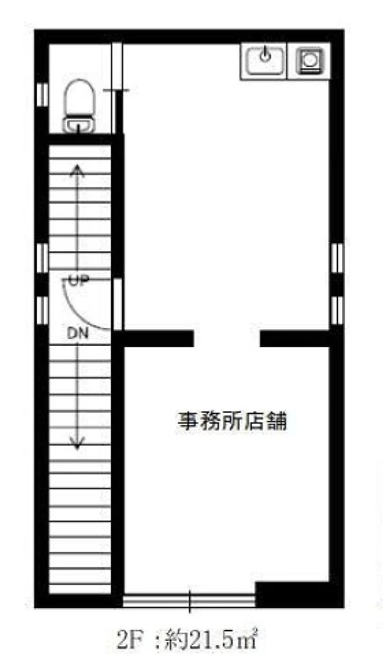丸金ひさごビル 2 フロア図面 1