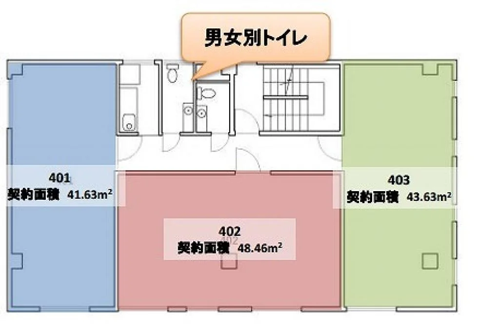 Barq SHINSO BLDG(バルクシンソウビルディング) 4 フロア図面 11