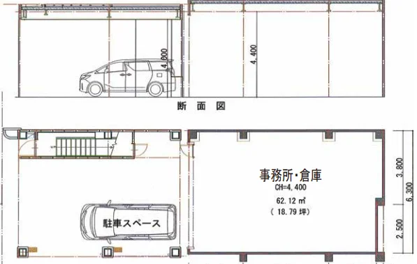 野村ビル 1 フロア図面 1