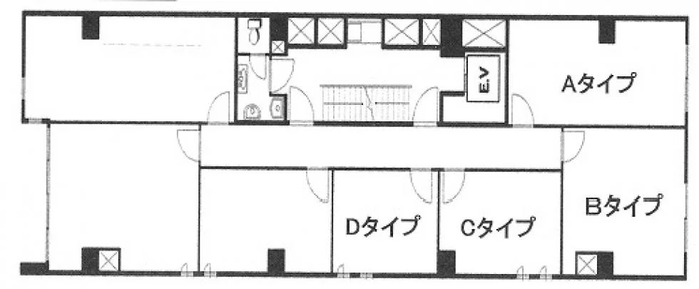 蔵前永谷ビル 6 フロア図面 1
