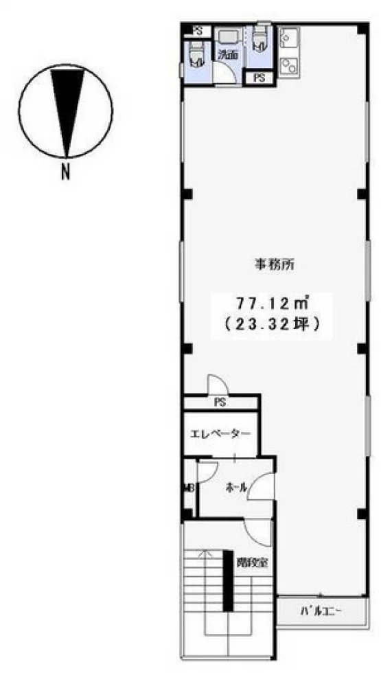 上野Mビル 2 フロア図面 5