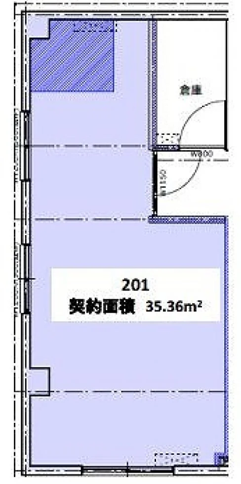 Barq SHINSO BLDG(バルクシンソウビルディング) 2 フロア図面 7