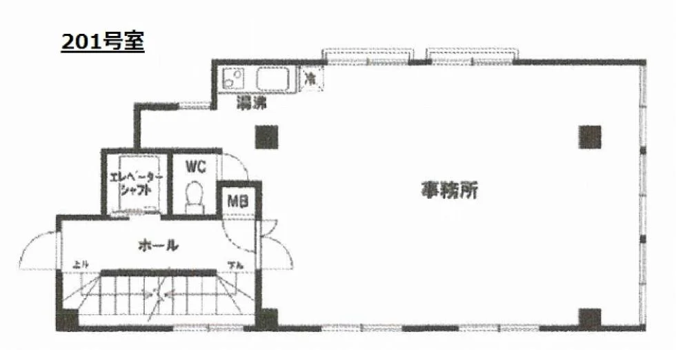 土屋ビル 2 フロア図面 7