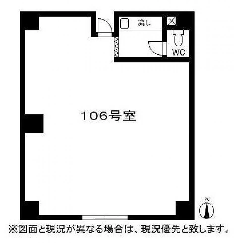石井ビル 1 フロア図面 1