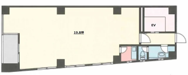 東京合同ビル 4 フロア図面 4