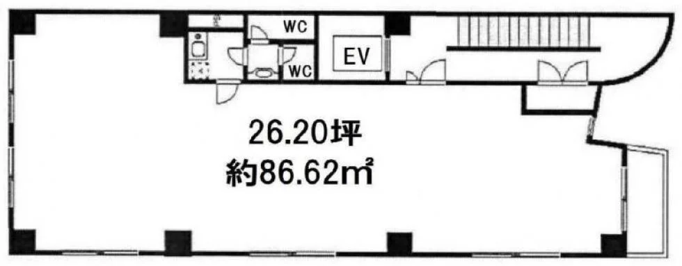 駒形ウィンドビル 6 フロア図面 1