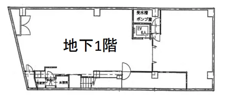 THE BLOOM UENO(ザ・ブルーム ウエノ) B1 フロア図面 1