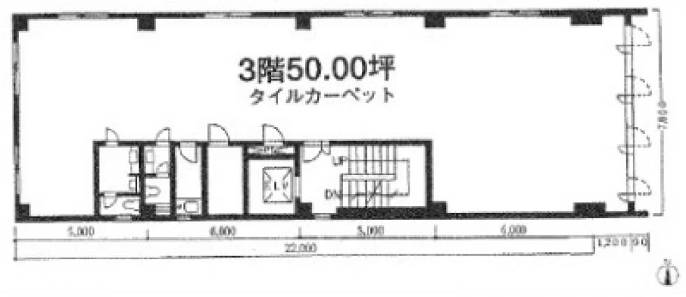 KEN BUILDING(ケンビルディング)ビル 3 フロア図面 1