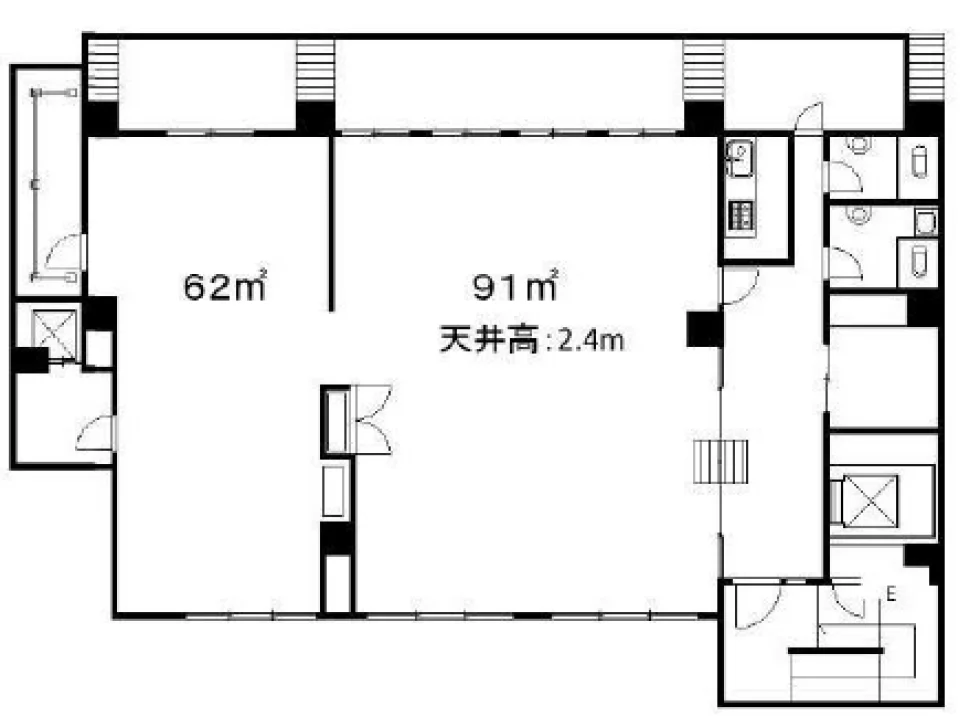 東京文具工業健保会館千葉ビル 6 フロア図面 5