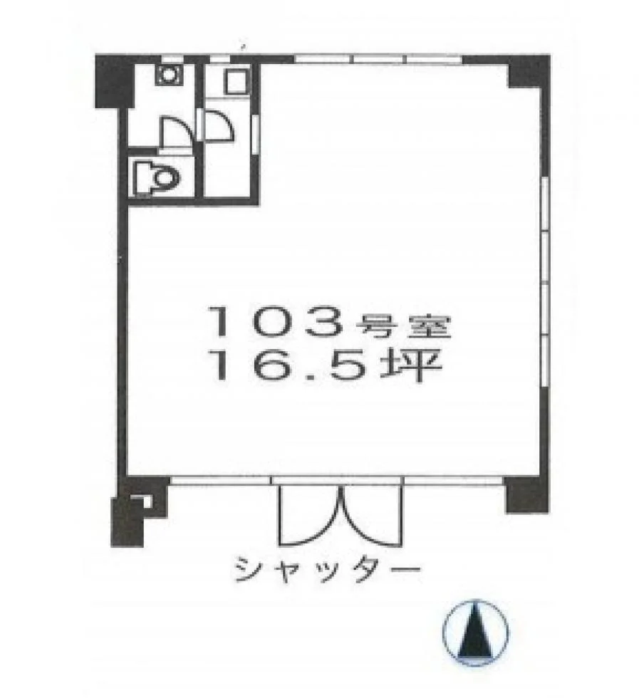 小松和東上野ビル 1 フロア図面 1