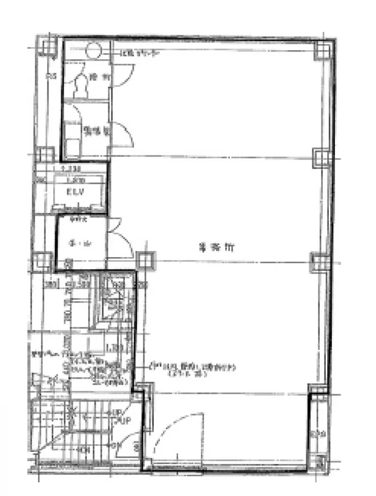 井門東上野ビル 5 フロア図面 1