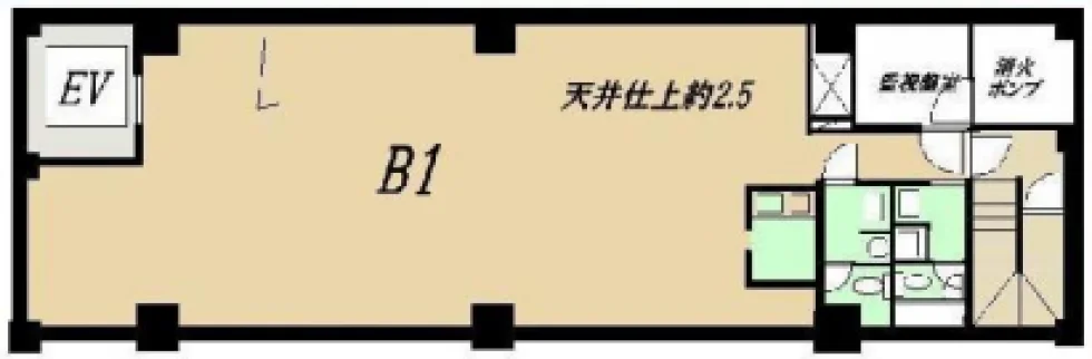 ミナミ御徒町ビル B1 フロア図面 1