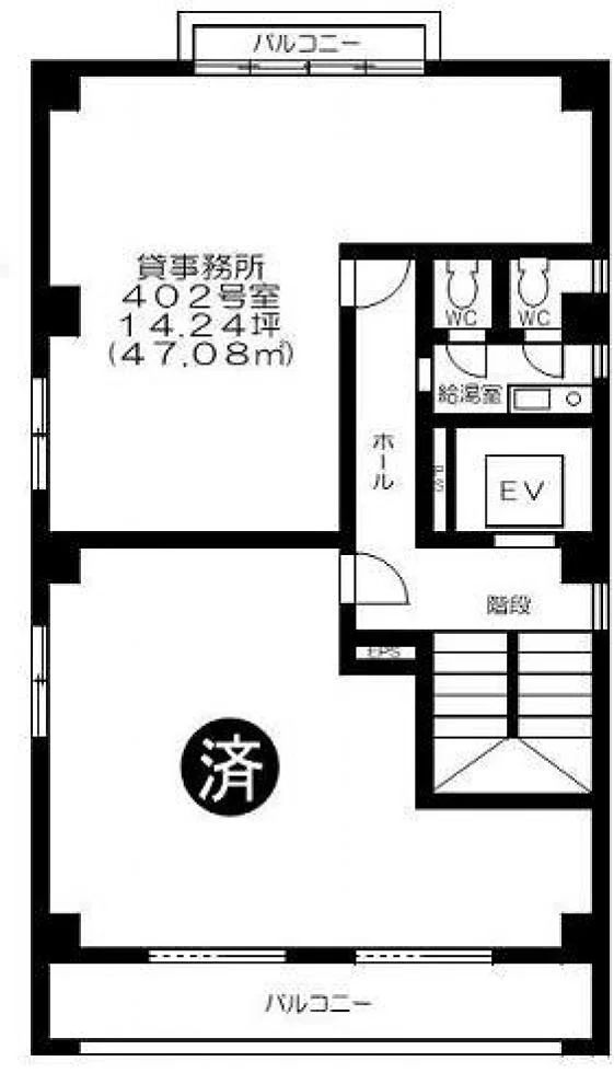 STビル 4 フロア図面 5