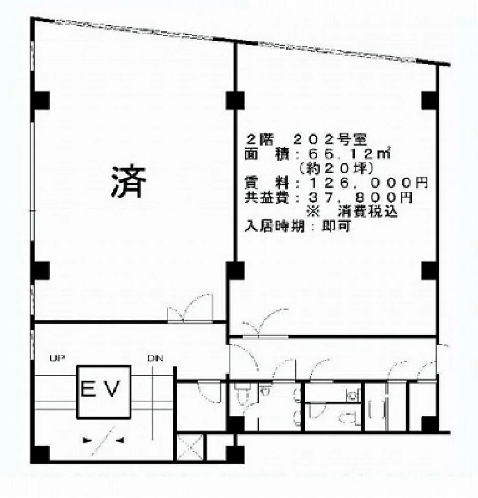 大興ビル 2 フロア図面 1