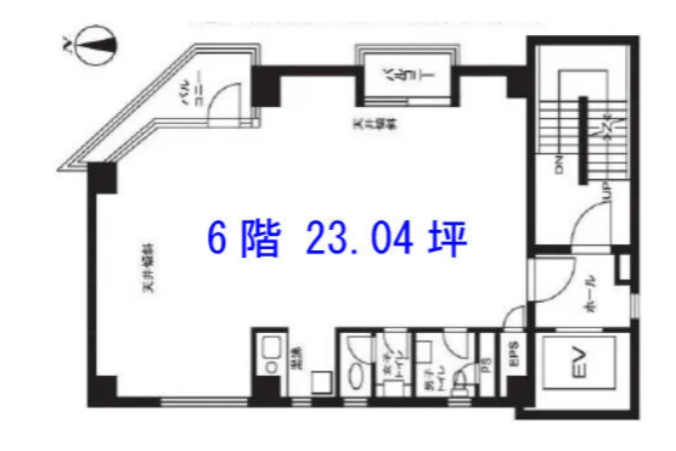 金子(台東)ビル 6 フロア図面 5