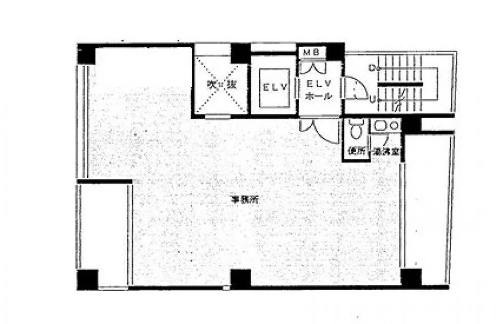 シルバードビル 2 フロア図面 1