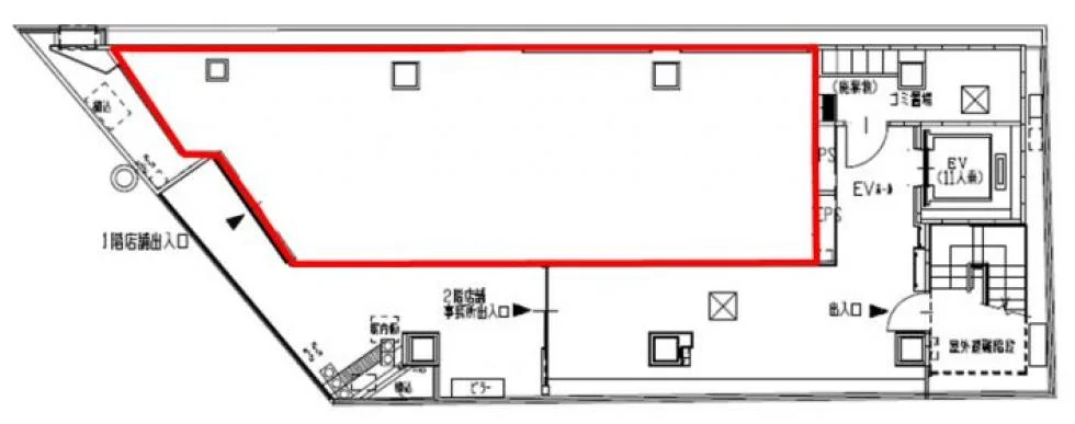 VORT浅草橋駅前Ⅲ 1 フロア図面 1