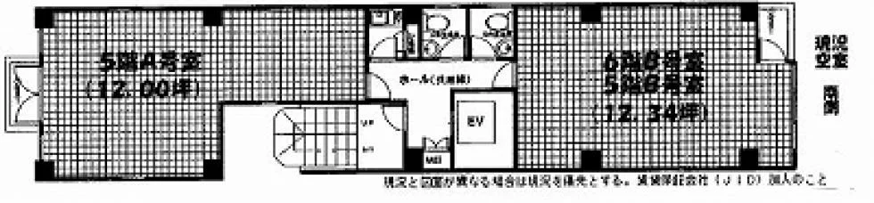 仙石ビル 5 フロア図面 4