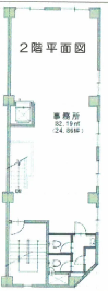 市川ビル 2 フロア図面 3