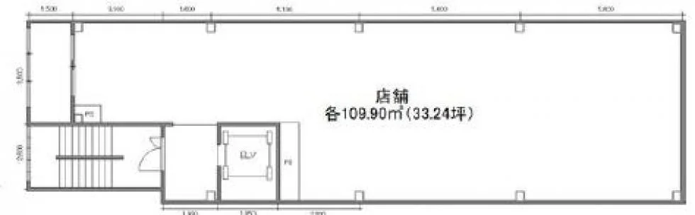 (仮称)上野6丁目ビル 5 フロア図面 5