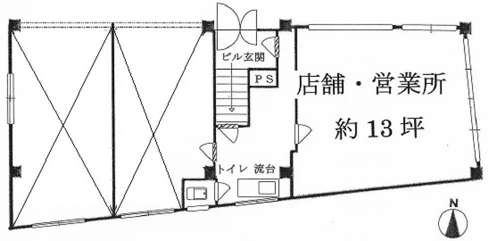 小金矢ビル 1 フロア図面 9
