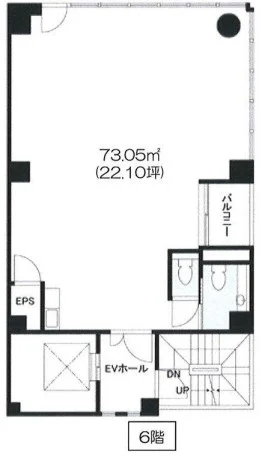 バン産商ビル 6 フロア図面 1