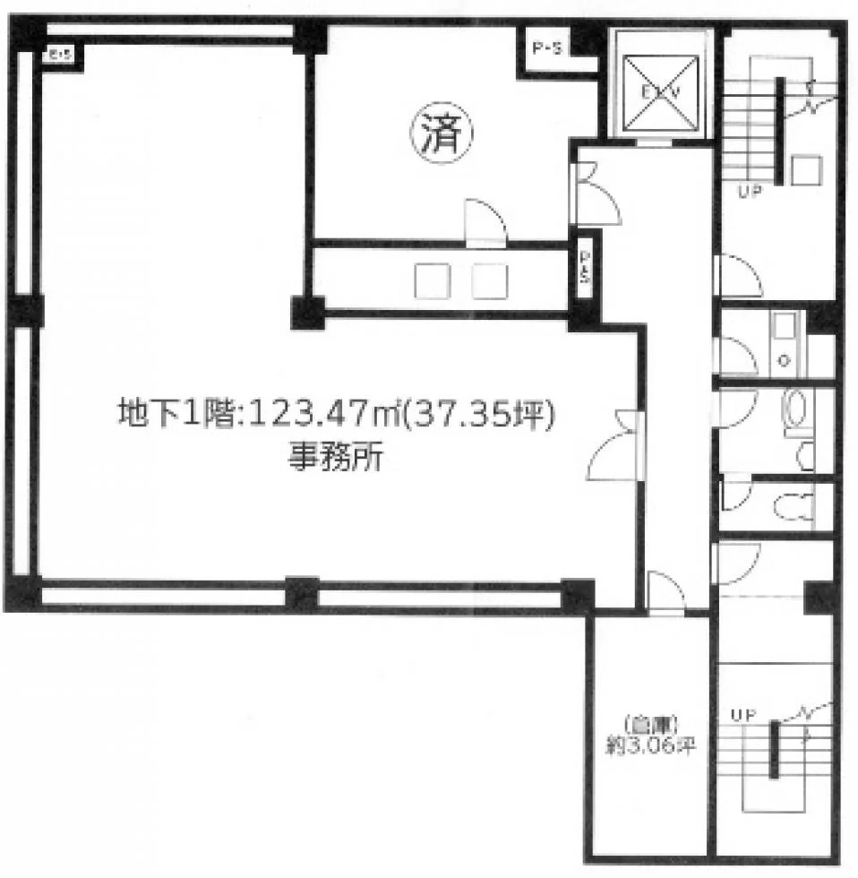 ワイゼムビル B1 フロア図面 1