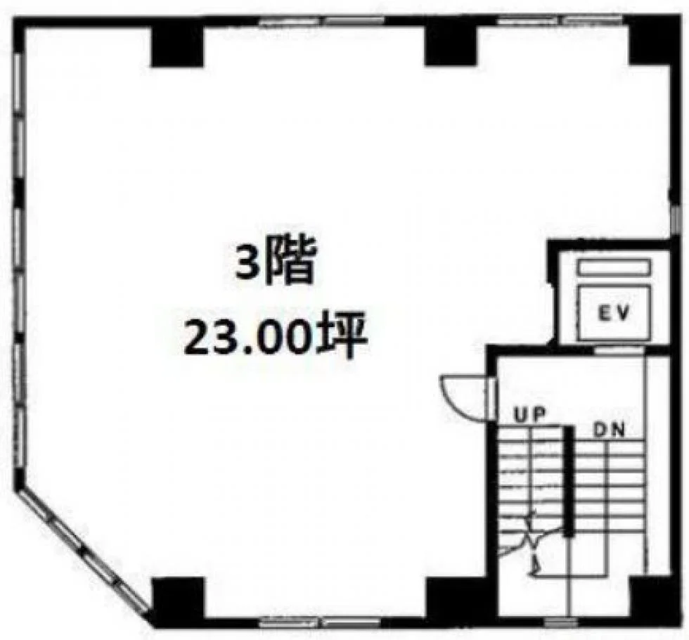 群山ビル 3 フロア図面 1
