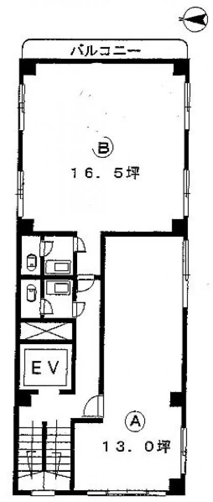 織田屋ビル 2 フロア図面 4
