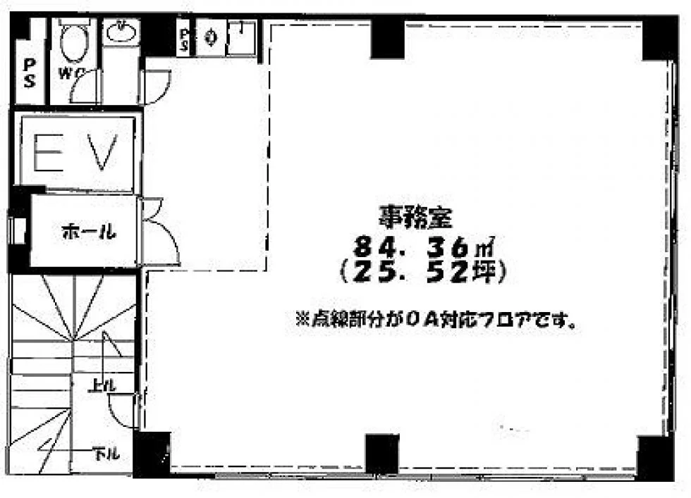 三喜屋ビル 4 フロア図面 2
