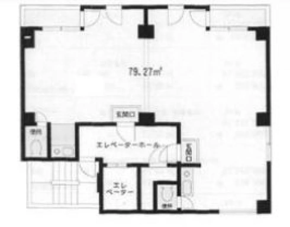 本池田第2ビル 4 フロア図面 1