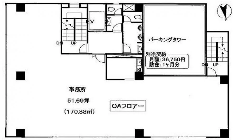 OTビル 5 フロア図面 1