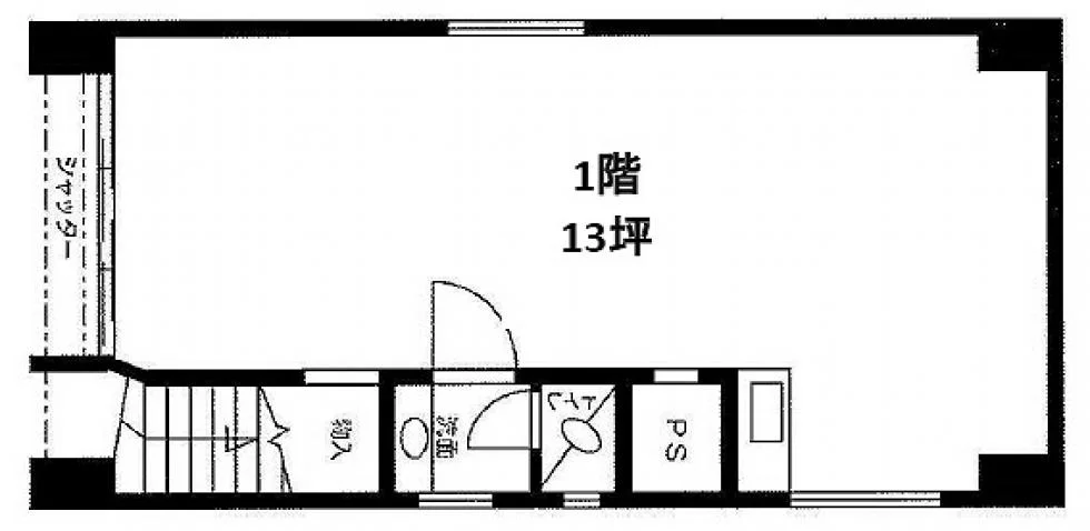 各務(カガミ)ビル 1 フロア図面 4