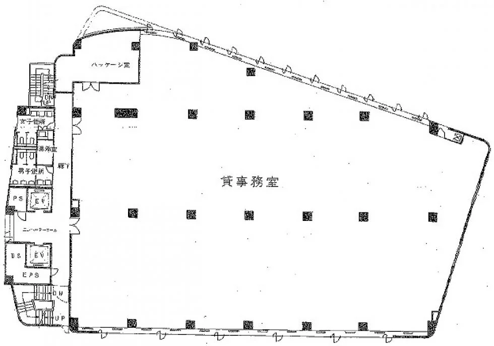 池之端日殖ビル 3 フロア図面 1