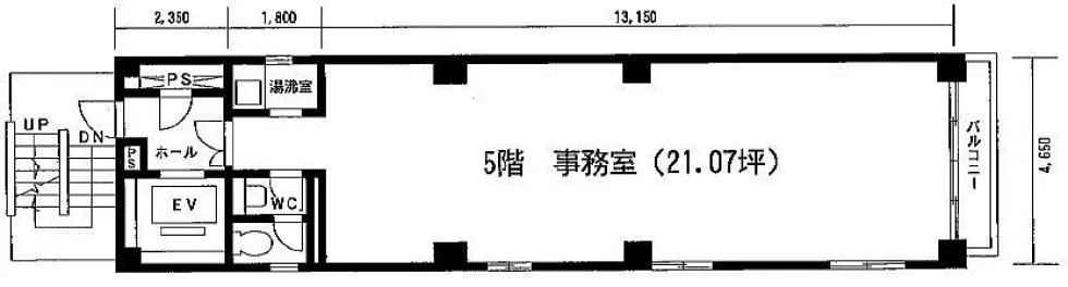 大塚ビル 5 フロア図面 7