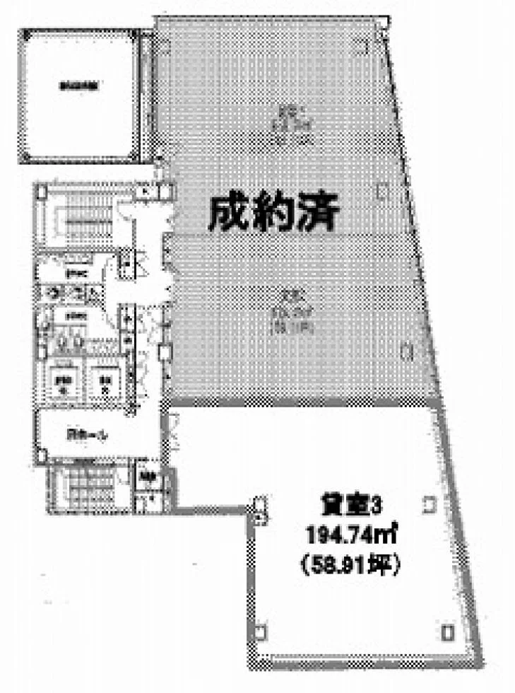 MPR東上野ビル 7 フロア図面 1